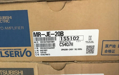 Mitsubishi MR-JE-20B Servo Drive - New In Box - MITSUBISHI
