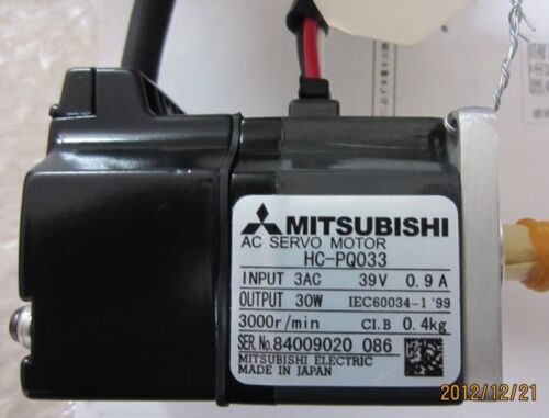 Mitsubishi HC-PQ033 AC Servo Motor - New & Unopened in Box - MITSUBISHI