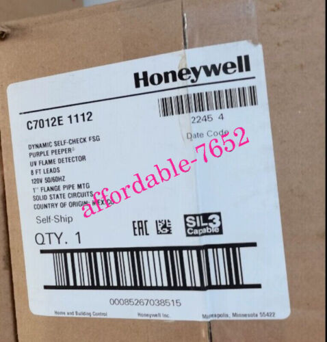 1PC Honeywell C7012E1112 C7012E 1112 Burner Detector New In Box