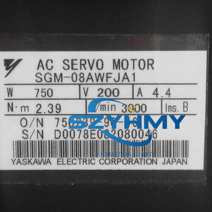 YASKAWA SGM-08AWFJA1 AC Servo Motor - New & Unboxed - YASKAWA