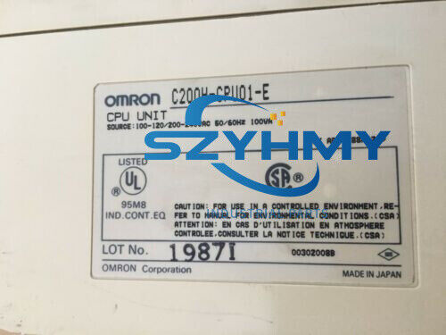 Omron C200HS-CPU01-E CPU Module - Brand New & Sealed - OMRON