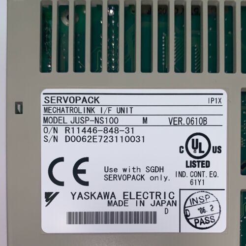 YSKAWA JUSP-NS100 AC Servo Drive - High Performance and Reliability - YSKAWA