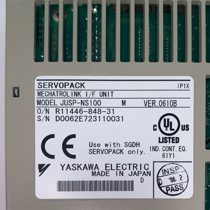 YSKAWA JUSP-NS100 AC Servo Drive - High Performance and Reliability - YSKAWA