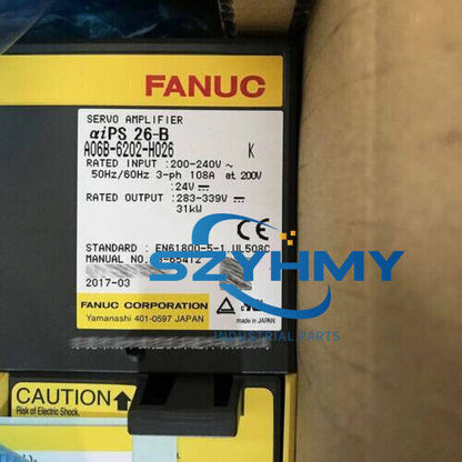 FANUC A06B-6202-H026 Servo Drive - New In Box with Fast Shipping - FANUC