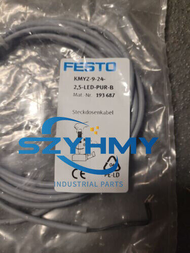 FESTO KMYZ-9-24-2.5-LED-PUR-B 193687 Cable - 1PC New - FESTO