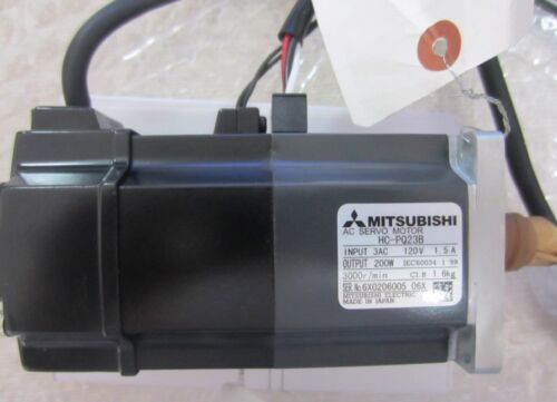 MITSUBISHI HC-PQ23B AC SERVO MOTOR HCPQ23B - Brand New - MITSUBISHI